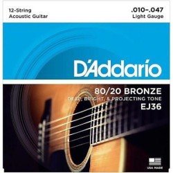 D'addario EJ36 12 corde 10-47