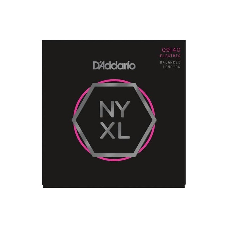 D'Addario NYXL0940BT Nickel Wound Super Light 09-40