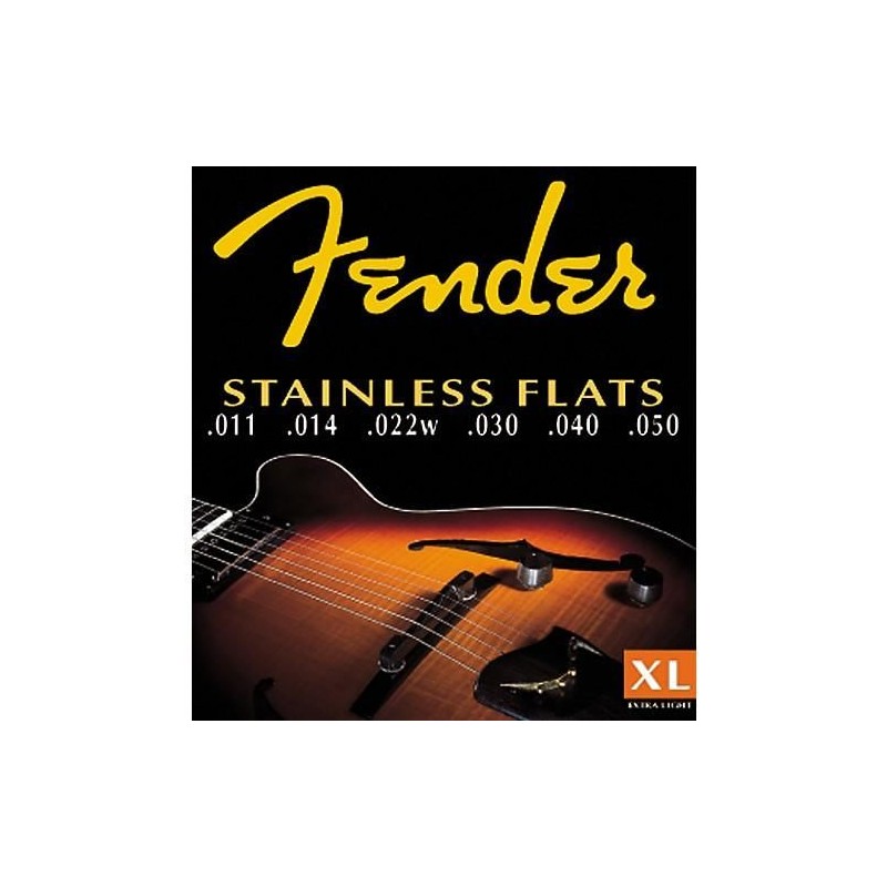 Fender Stainless Steel 11-50 Flatwound