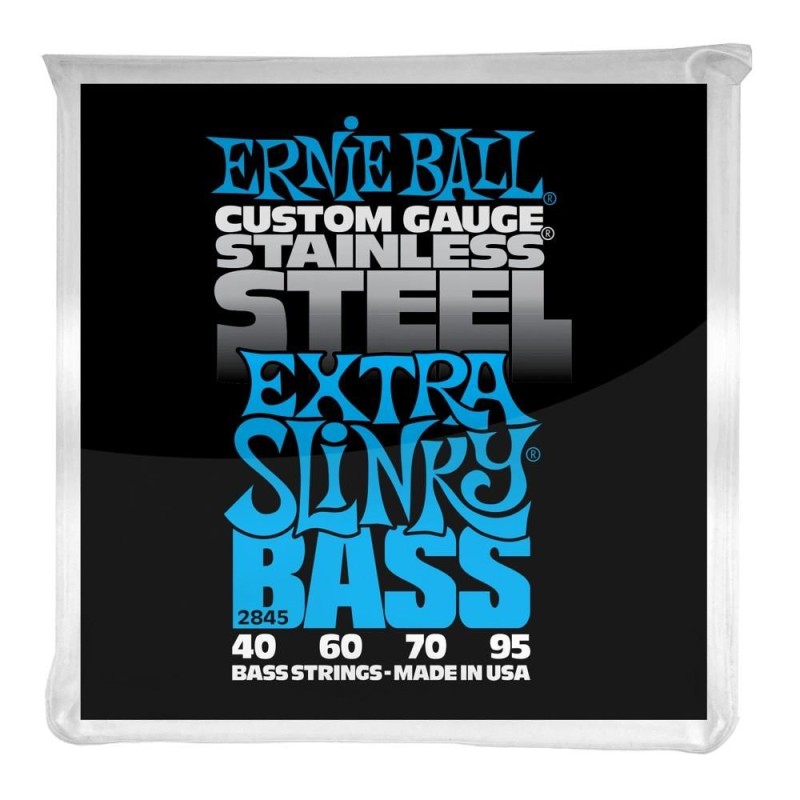 Ernie Ball 2845 Extra Slinky Stainless Steel 40-95