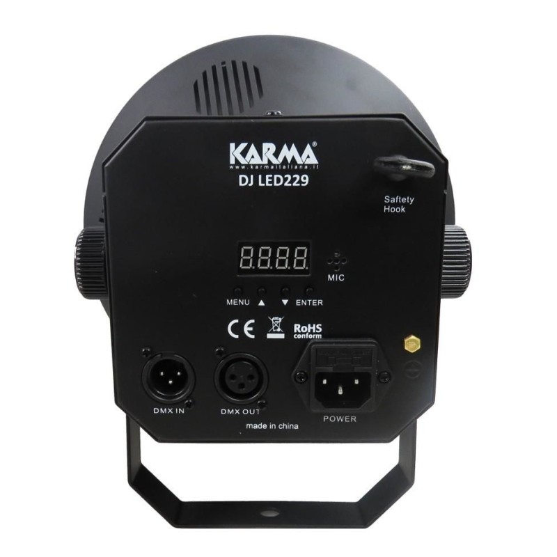 KARMA DJ LED241T proiettore a led tipo moonflower automatico e a tempo