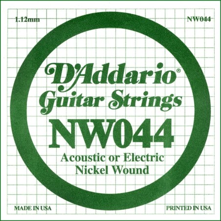 D'Addario NW044 .044 XL Nickel Wound