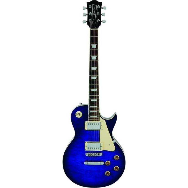 Eko VL-480 SEE Thru Blue Quilted