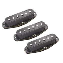 Fishman Fluence Single Width Pickup Strat Set of 3 Black