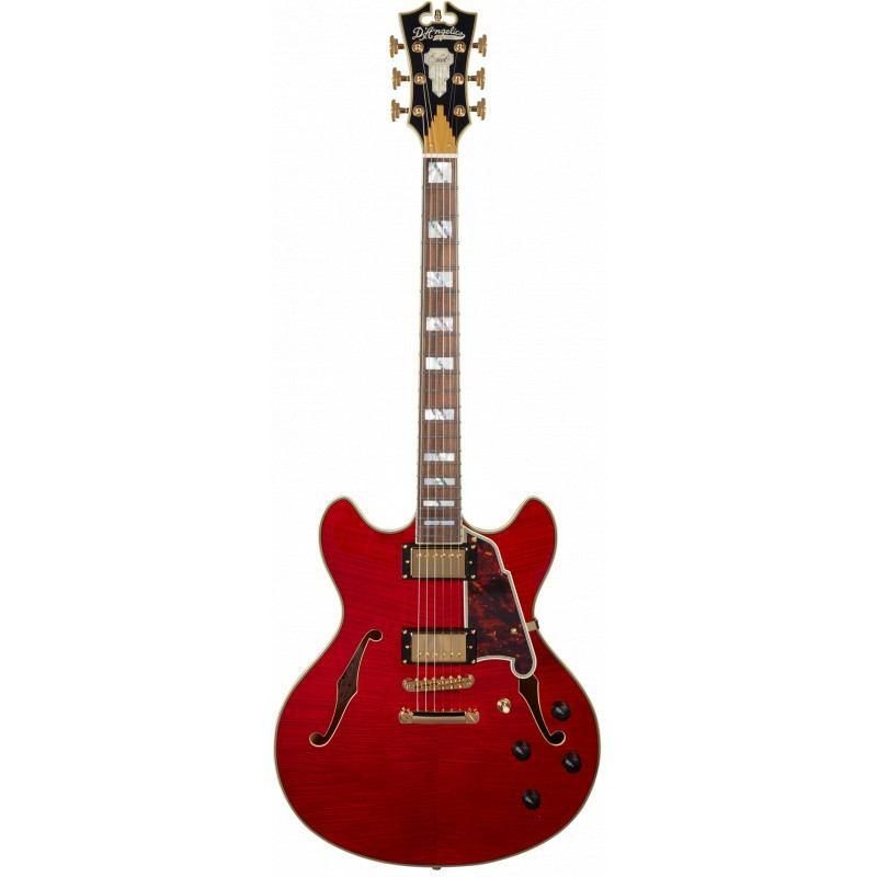 D'Angelico Excel DC 2018 Cherry Stop-Bar