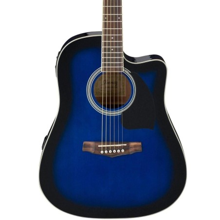 Ibanez PF15ECE-TBS Transparent Blue Sunburst
