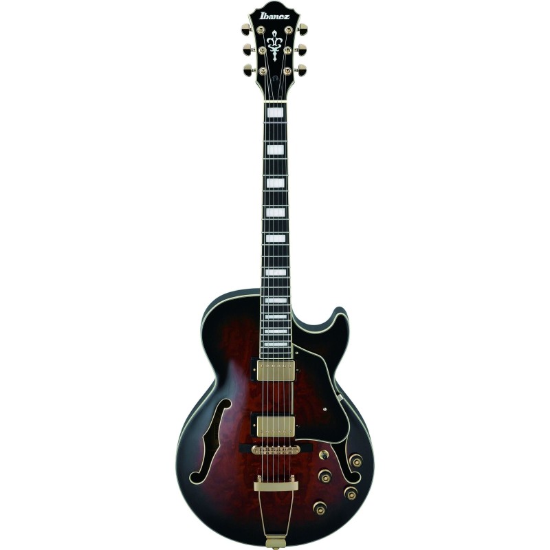 Ibanez AG95QA-DBS Dark Brown Sunburst