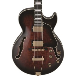 Ibanez AG95QA-DBS Dark Brown Sunburst