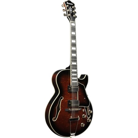 Ibanez AG95QA-DBS Dark Brown Sunburst