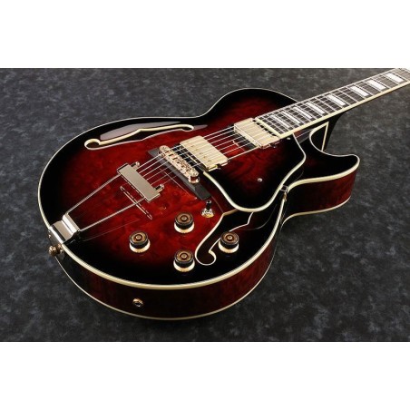 Ibanez AG95QA-DBS Dark Brown Sunburst