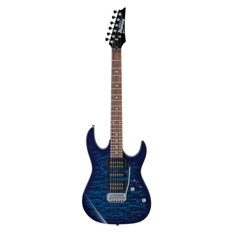 Ibanez GRX70QA-TBB Transparent Blue Burst