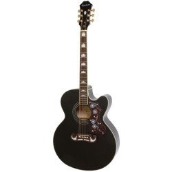 Epiphone EJ-200SCE Black