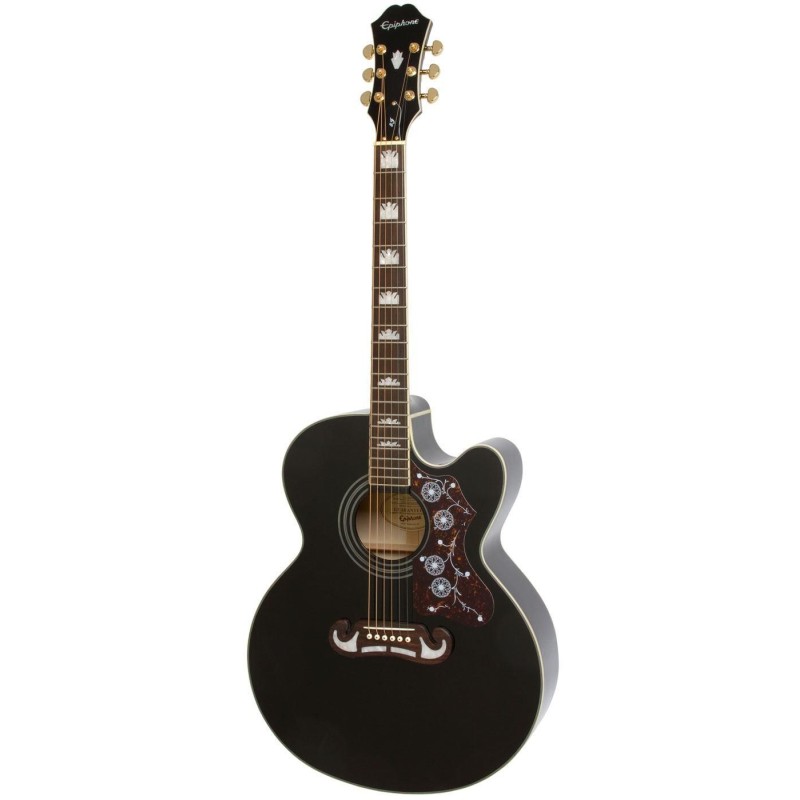 Epiphone EJ-200SCE Black