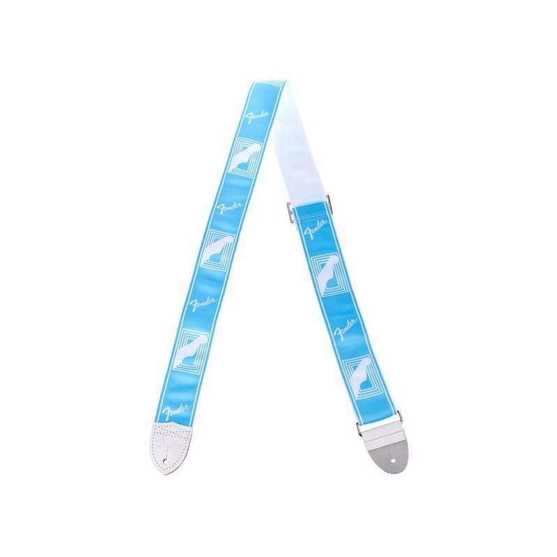 Fender Monogrammed Custom Strap Daphne Blue