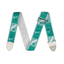 Fender Monogrammed Custom Strap Seafoam Green