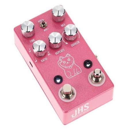 JHS Pedals Lucky Cat Delay Pink