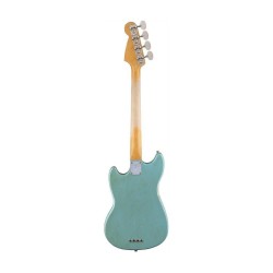 Fender JMJ Road Worn Mustang Bass Faded Daphne Blue Con Gig Bag Deluxe