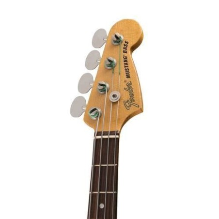 Fender JMJ Road Worn Mustang Bass Faded Daphne Blue Con Gig Bag Deluxe