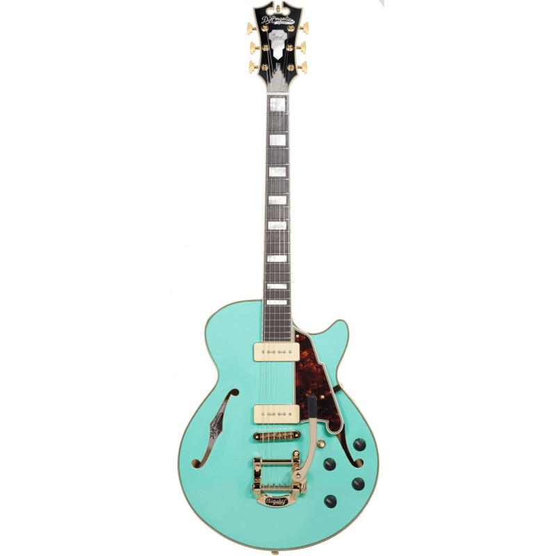 D'Angelico Excel SS Shoreline Surf Green Bigsby