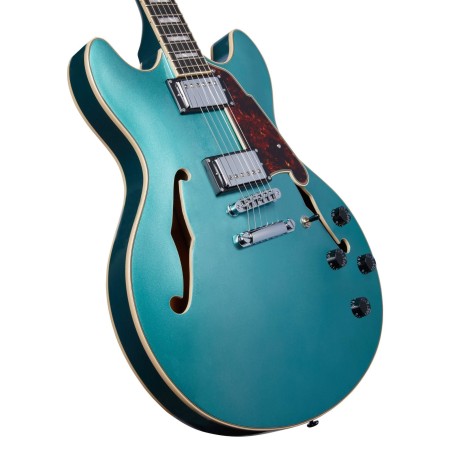 D'Angelico Premier DC Ocean Turquoise Stopbar