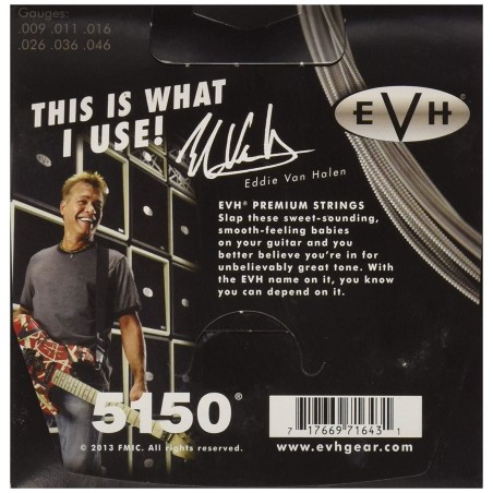 Eddie Van Halen EVH Premium String Set Live 009-046
