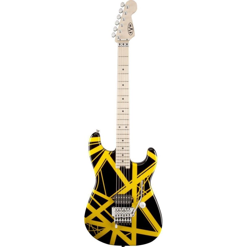 EVH Striped Series Black With Yellow Stripes
