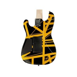 EVH Striped Series Black With Yellow Stripes