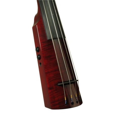 Ns Design WAV4 Electric Upright Double Bass Transparent Red
