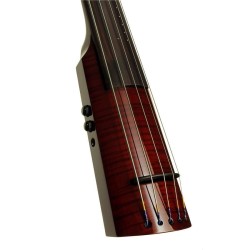 Ns Design WAV5 Electric Upright Double Bass Transparent Red