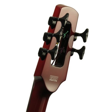 Ns Design WAV5 Electric Upright Double Bass Transparent Red