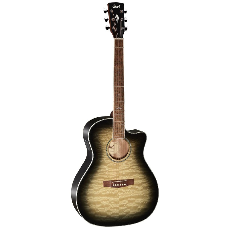 Cort GA-QF E-Acoustic TBB Con Gig Bag