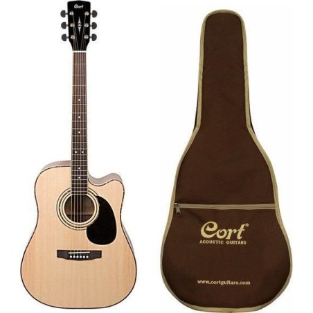 Cort Standard AD880CE Natural Gloss + Bag