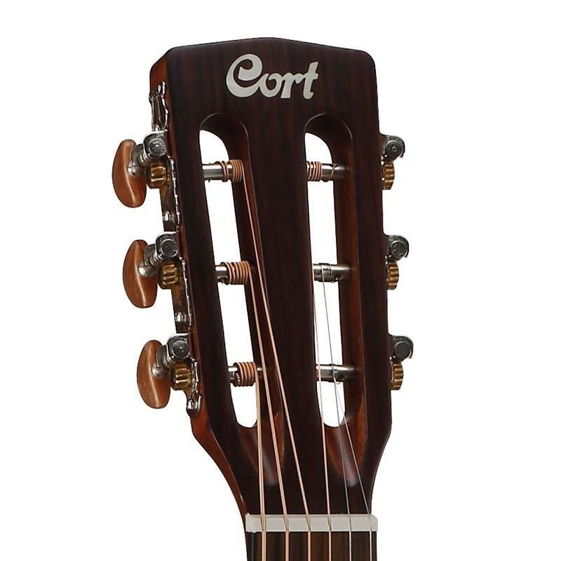 Chitarra Acustica Cort Core-PE Mogano Parlor – Solid Body Con Pickup Fishman, Nuova