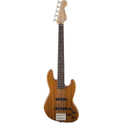 Fender Deluxe Active Jazz Bass V RW NAT Okoume Con Gig Bag