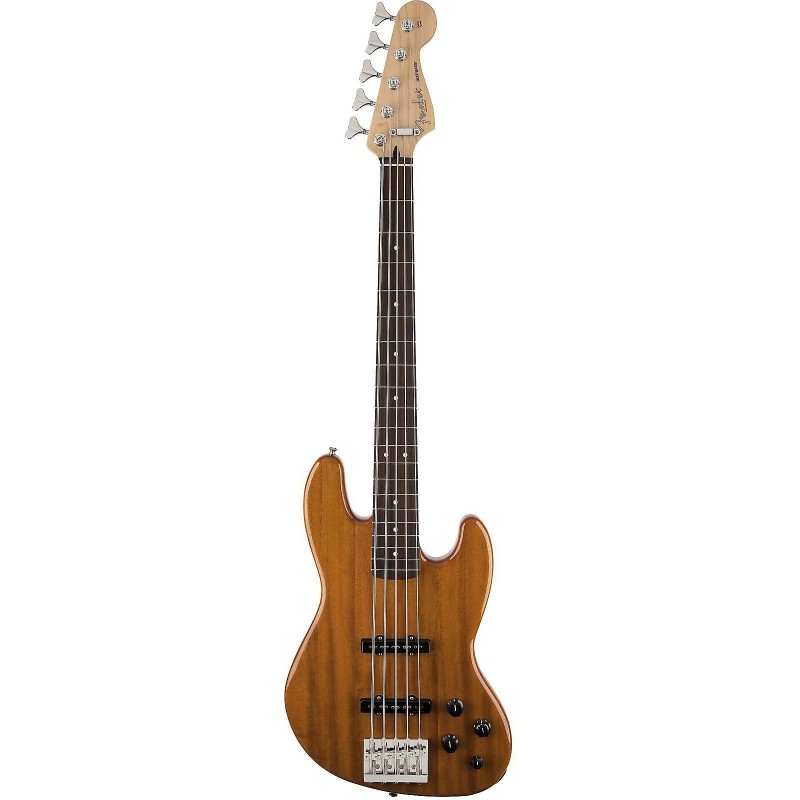 Fender Deluxe Active Jazz Bass V RW NAT Okoume Con Gig Bag