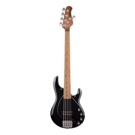 Manico Per Basso Elettrico 4 Corde, Acero Fiammato Tostato, Stile Jazz, 34 Pollici