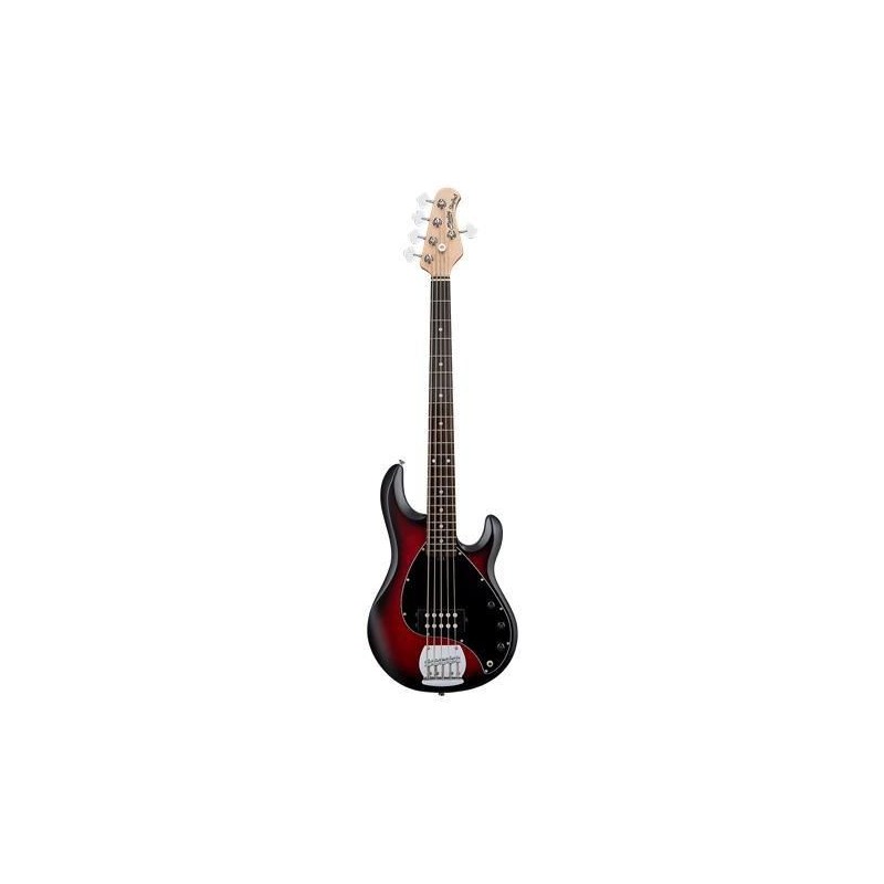Sterling by Music Man Stingray Ray5 Red Burst Satin