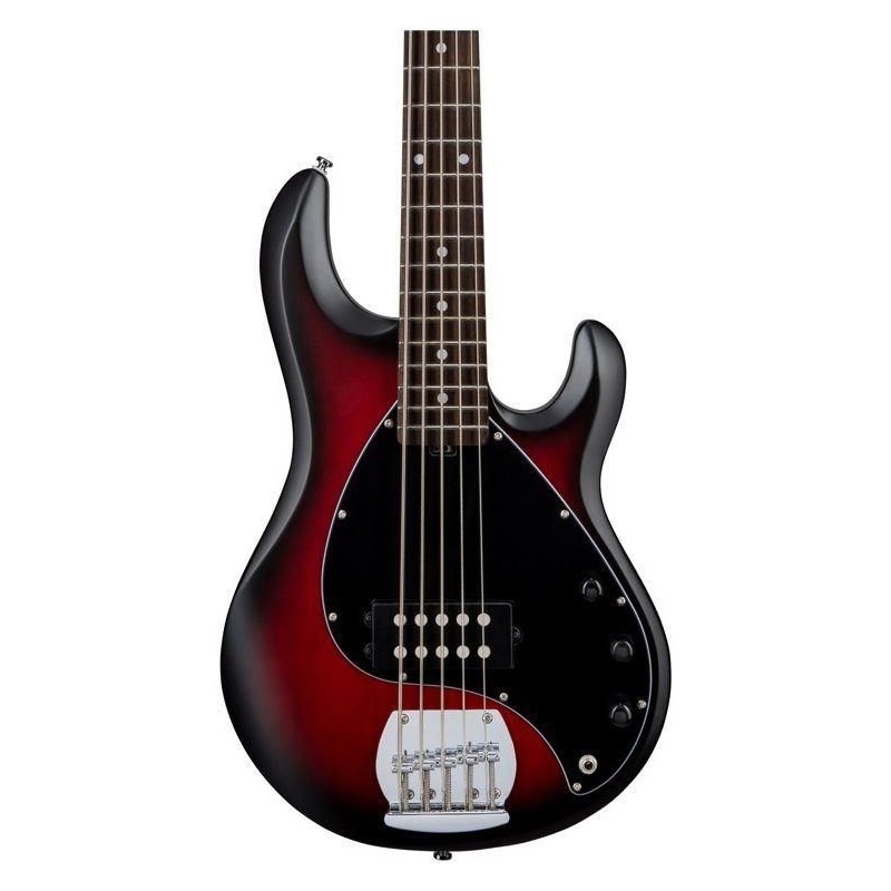 Sterling by Music Man Stingray Ray5 Red Burst Satin