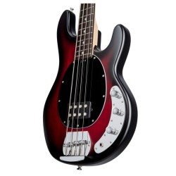 Sterling by Music Man Stingray Ray4 Red Burst Satin