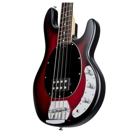 Sterling by Music Man Stingray Ray4 Red Burst Satin
