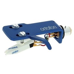 Ortofon OM Scratch White On Blue Headshell