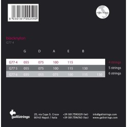 Galli G77-4 Black Nylon 055-115