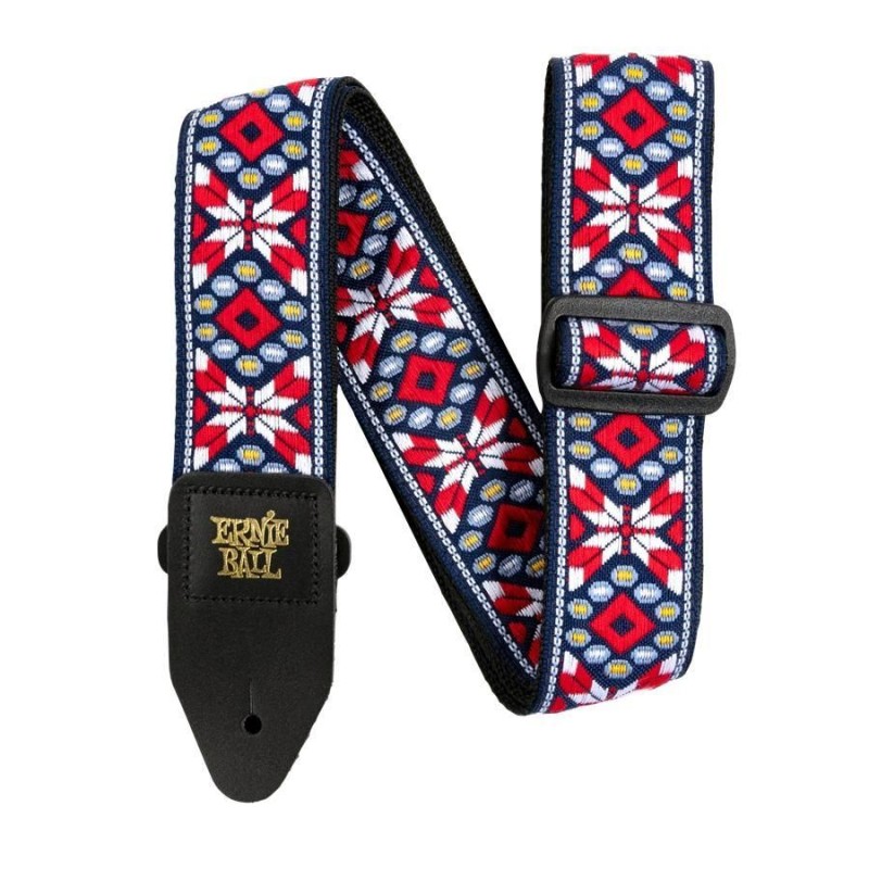 Ernie Ball 4639 Taos Fire Red Jacquard Strap