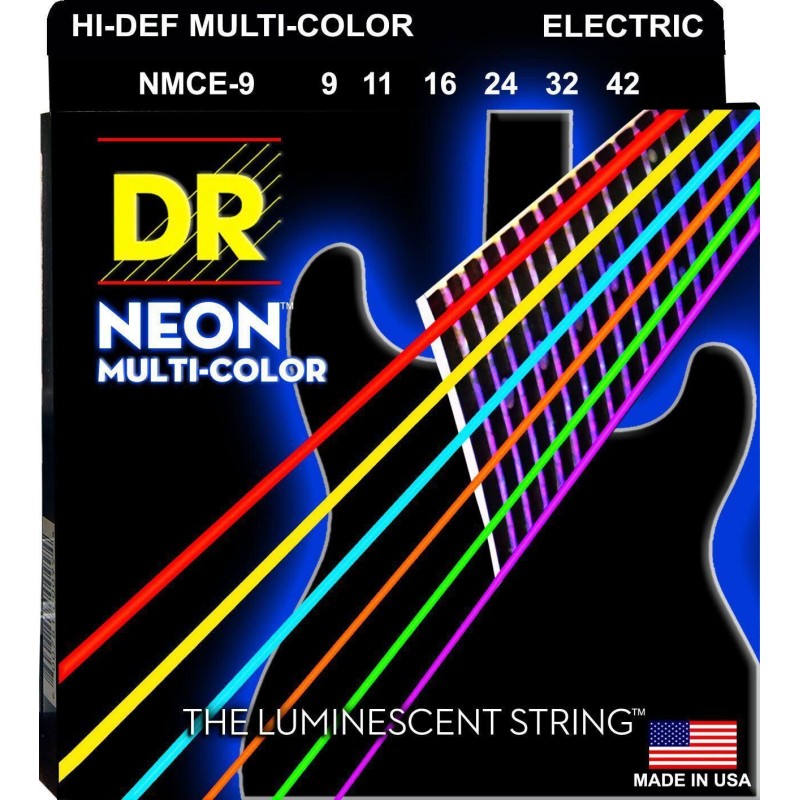 DR Strings MCE-9 Multi-Color