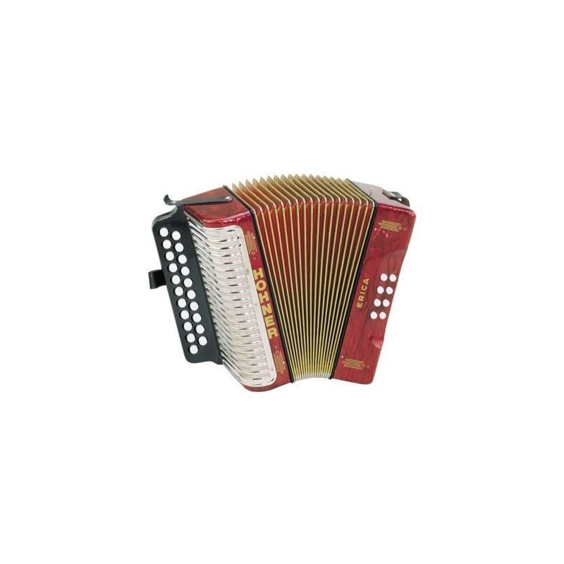 Hohner Erica G/C Red