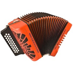 Hohner El Rey Del Vallenato Bb/Eb/Ab Orange