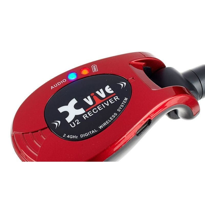 Xvive U9 Sistema Wireless Per Violino – Trasmettitore E Ricevitore A 2,4 GHz, Portata 30 M, Latenza <5 Ms, Batteria 5 Ore, Perfetto Per Live E Prove