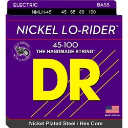 DR Strings NMLH-45 Nickel Lo-Rider