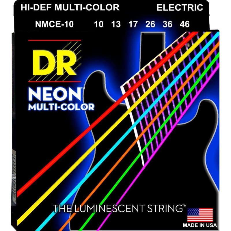 DR Strings MCE-10 Multi-Color