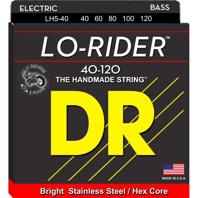 DR Strings LH5-40 Low Rider